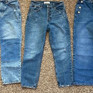 Abercrombie mom jeans